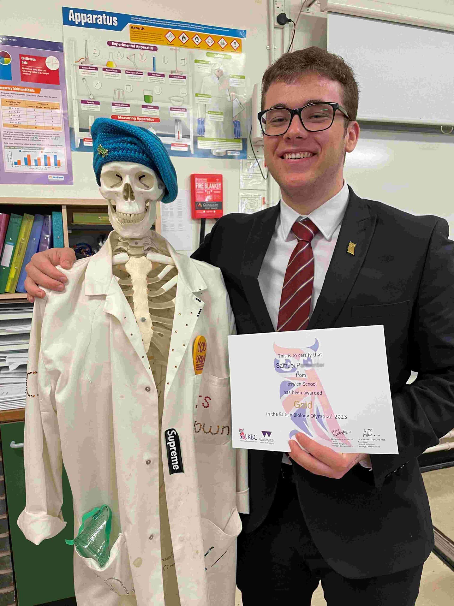 Biology Olympiad success Ipswich School