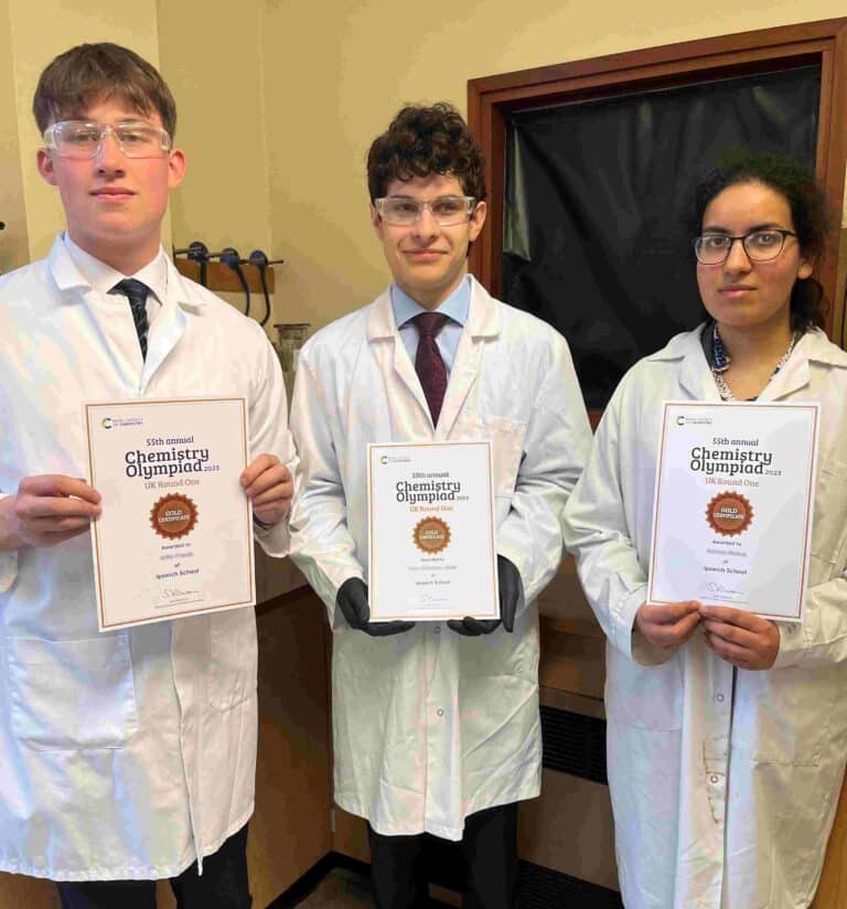 Chemistry Olympiad 2023 Ipswich School